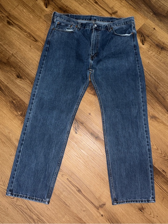 Levi's Other - Levi's 505 Dark Blue Straight Jeans 42x32
